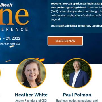 Alltech ONE 2022: presenta a sus conferencistas con visión de futuro