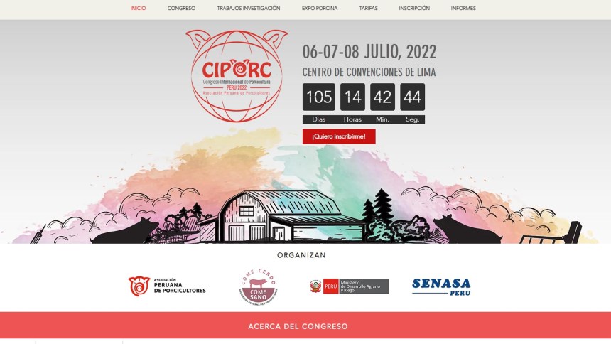 web ciporc 2022 Asoporci presenta web interactiva del CIPORC PERÚ 2022