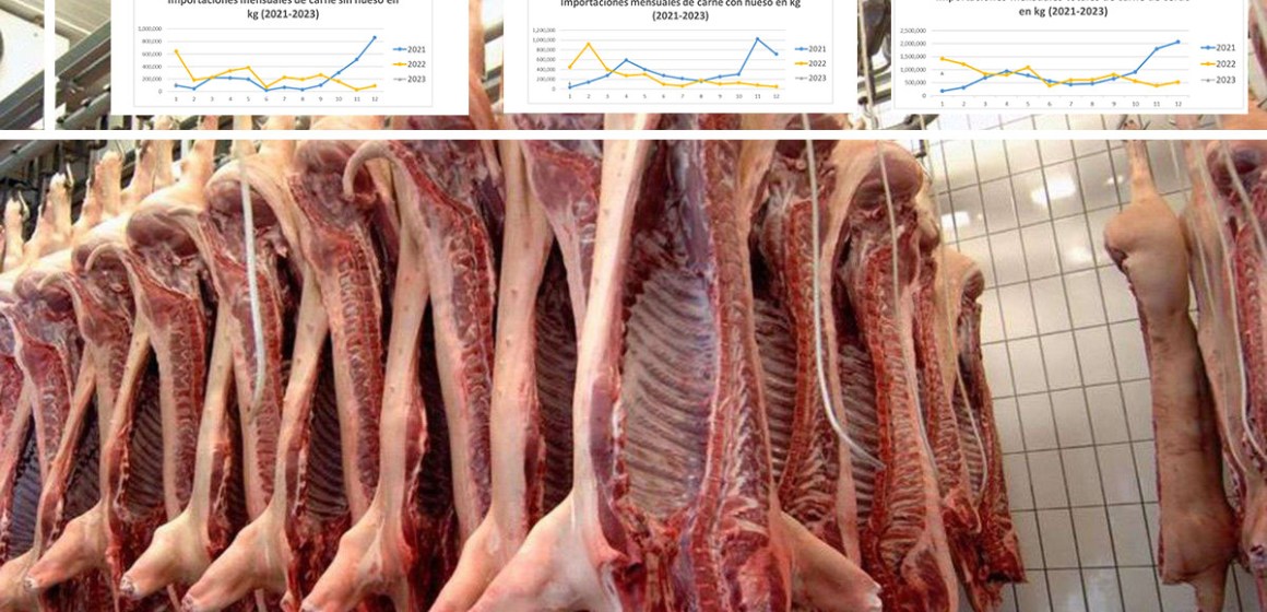 Cómo varió en enero 2023 la importación de carne porcina en el Perú