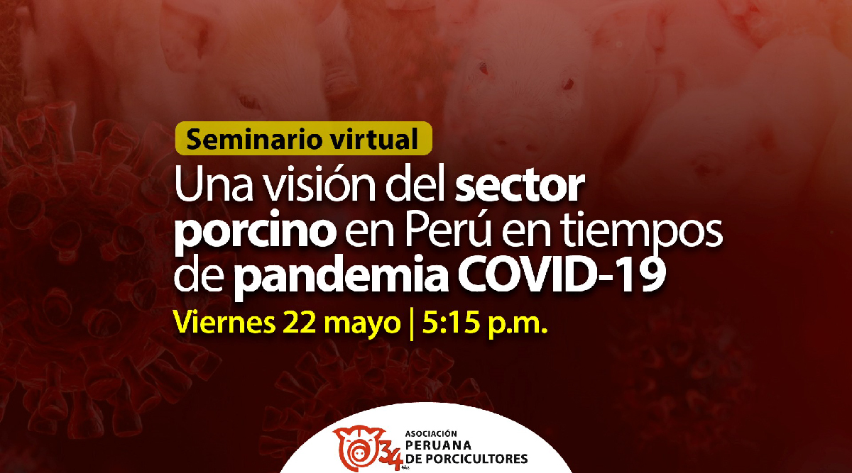 ASOPORCI realizó su primer seminario web: una visión del sector porcino en tiempos de COVID-19