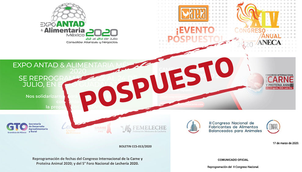 México: industria pecuaria suspende eventos