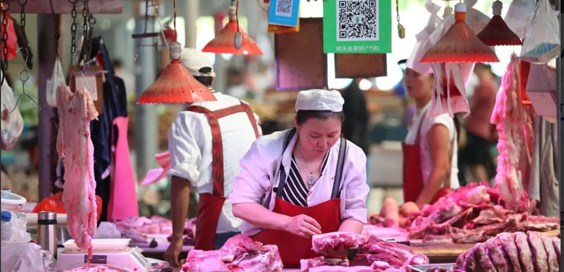 China comprará carne de cerdo congelada para estabilizar su mercado