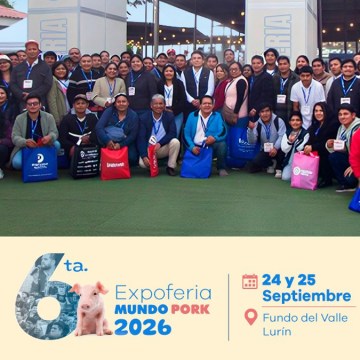 6ta Expoferia MundoPork 2026 reunirá a nuestra industria porcina en Lurín