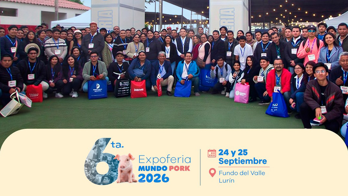 6ta Expoferia MundoPork 2026 reunirá a nuestra industria porcina en Lurín