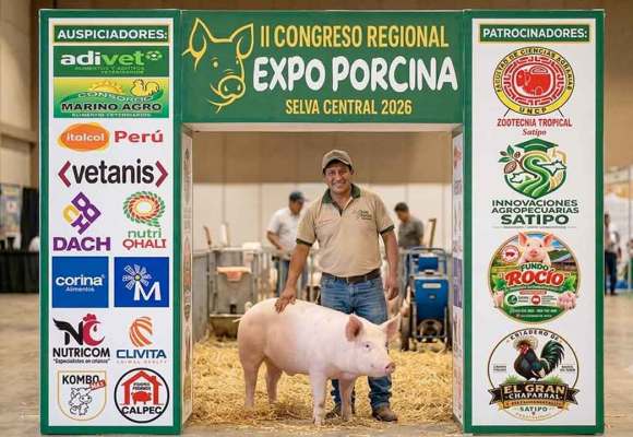 Satipo reunió a productores y empresas en el II Congreso Regional de Porcicultura 2026
